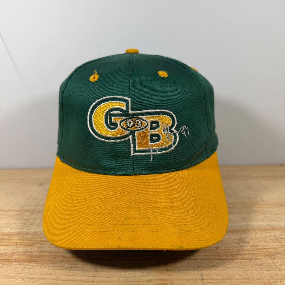 Green Bay Packers Hat OSFA Green 2 Toned 1993 Snapback Vintage Burger King